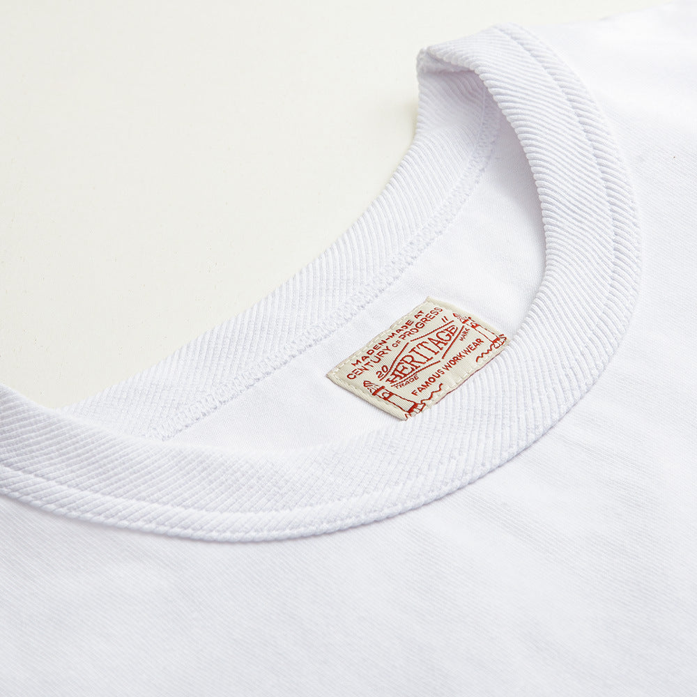 復古400GT恤黑白色圓領打底短袖基礎款