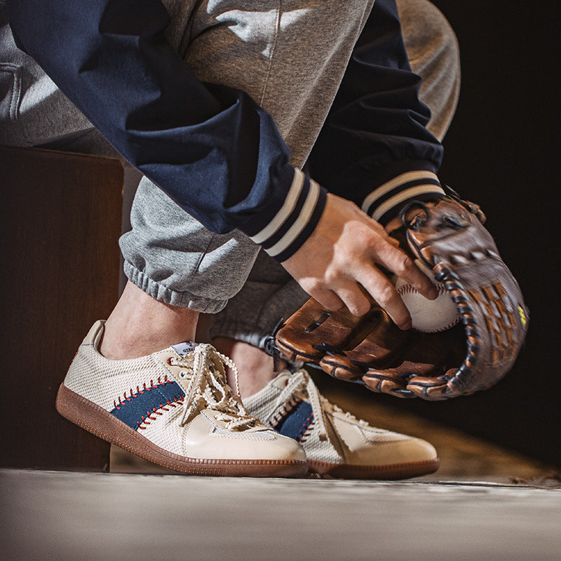 復古棒球德訓鞋小白鞋運動小眾板鞋休閑鞋