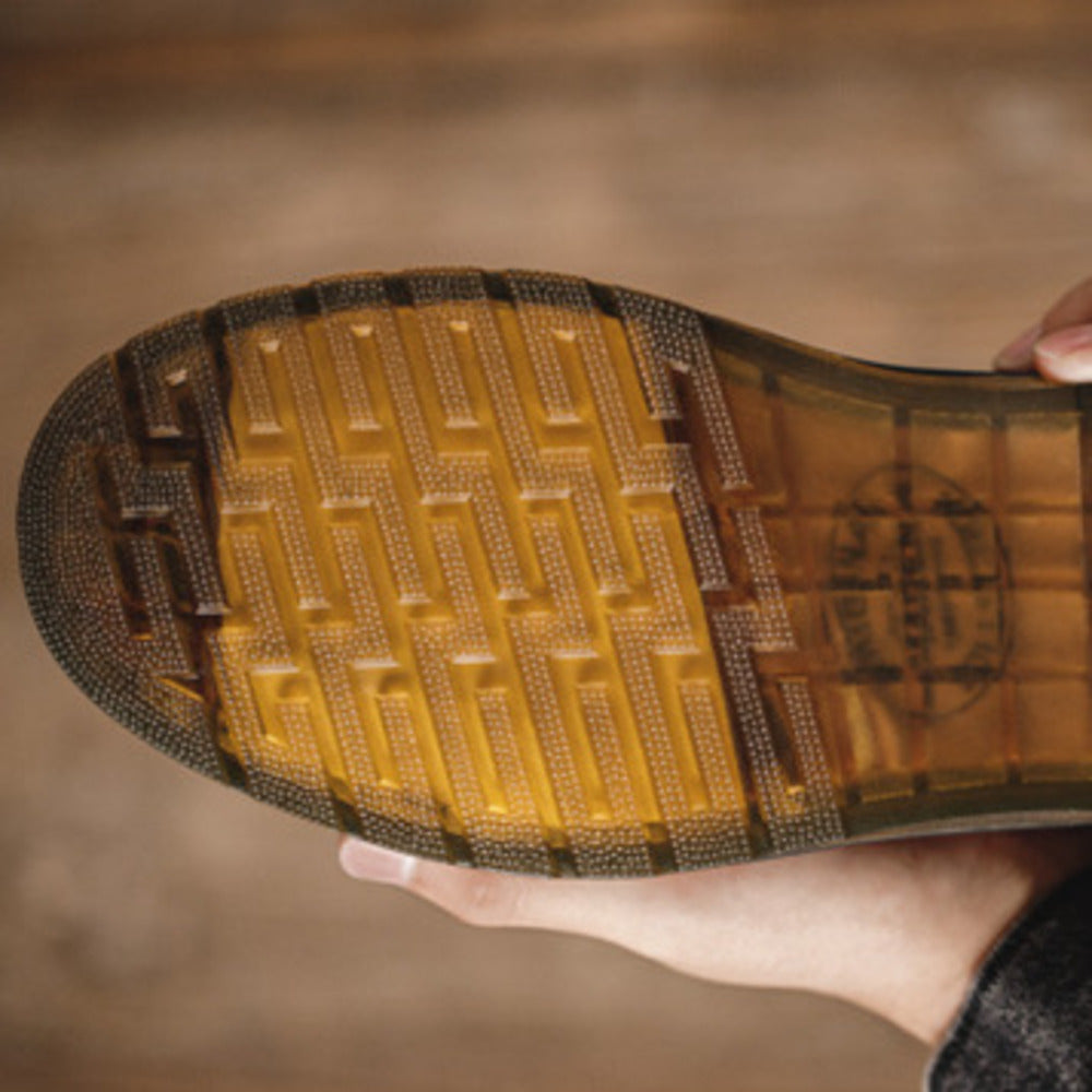 秋季馬丁靴高幫英倫風工裝靴中幫潮鞋男牛皮沙漠靴短靴子