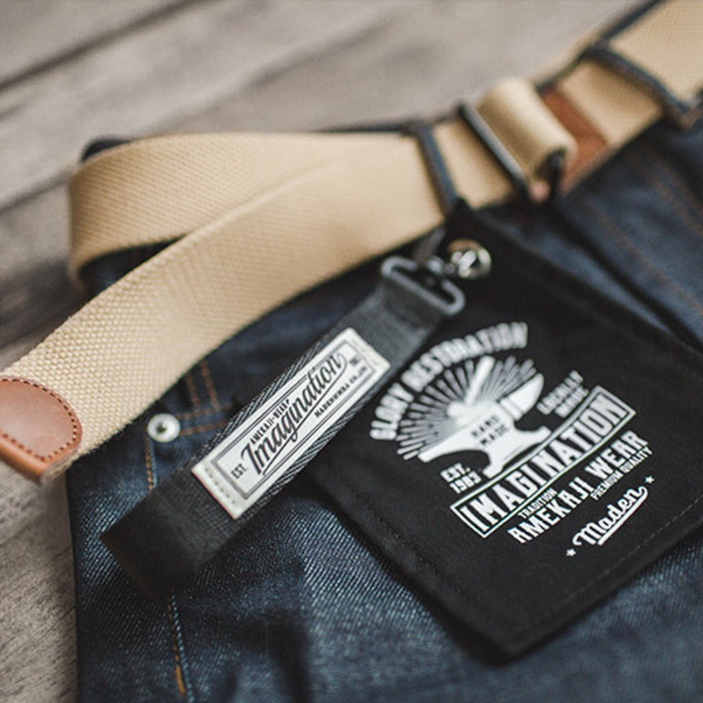 尼龙帆布双环扣编织阿美咔叽休闲皮带裤腰