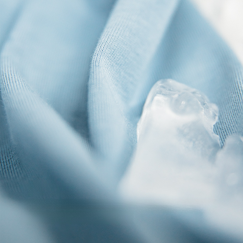 美式復古冰氧酷纖維冰絲感薄款T恤寬松透氣短袖