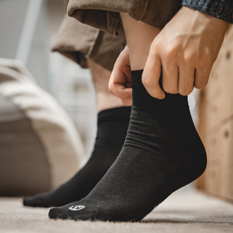 中筒襪款棉襪男