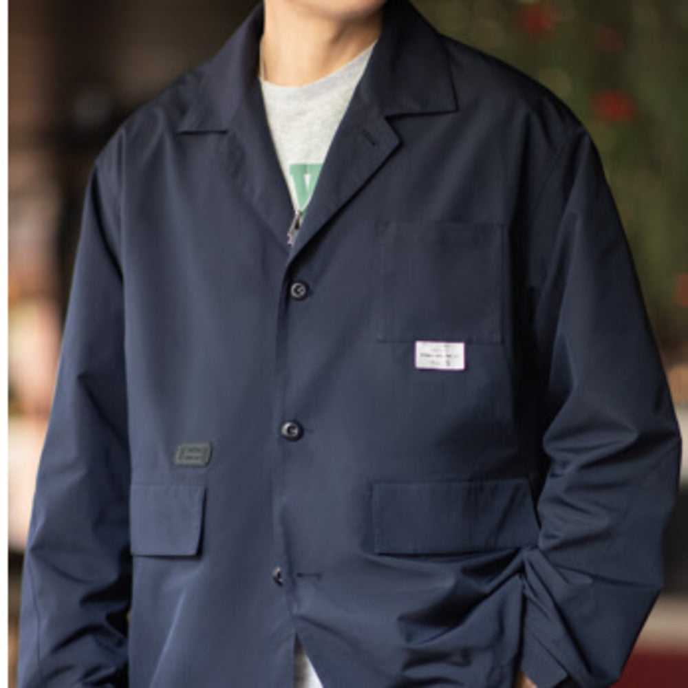 山系戶外多口袋夾克cityboy平駁領休閑百搭外套