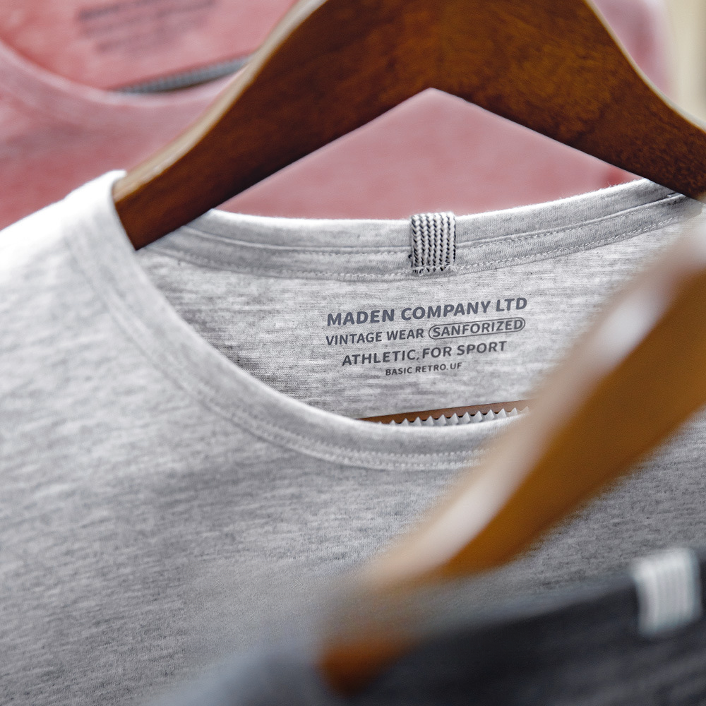 美式休閑混紡無痕短袖T恤薄款透氣純色圓領打底汗衫