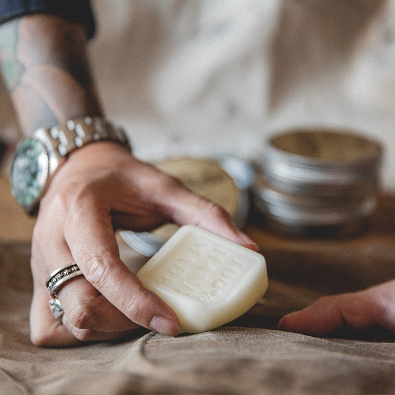 油蠟夾克護理補蠟專用油蜂蠟皮革保養去汙固體蠟家用神器