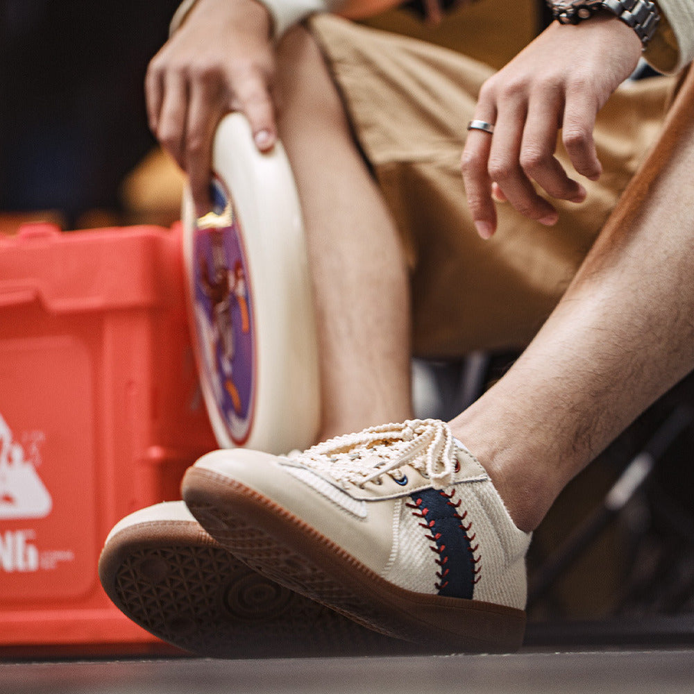 復古棒球德訓鞋小白鞋運動小眾板鞋休閑鞋