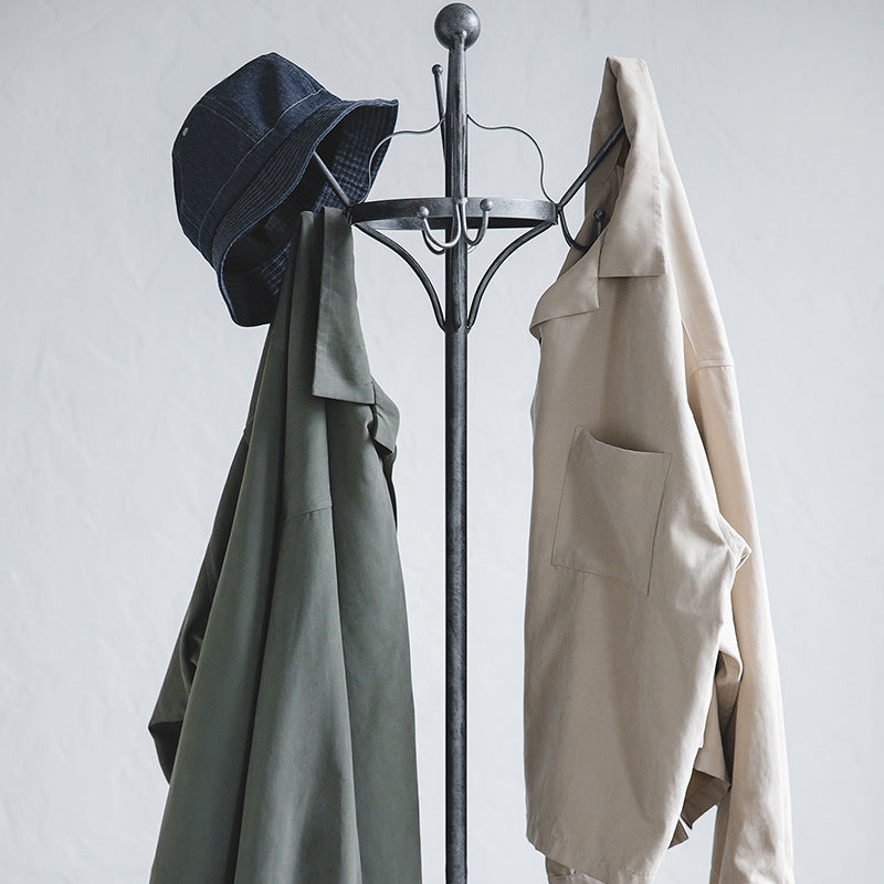 法式復古長袖古巴領薄襯衫那不勒斯襯衣桃皮絨