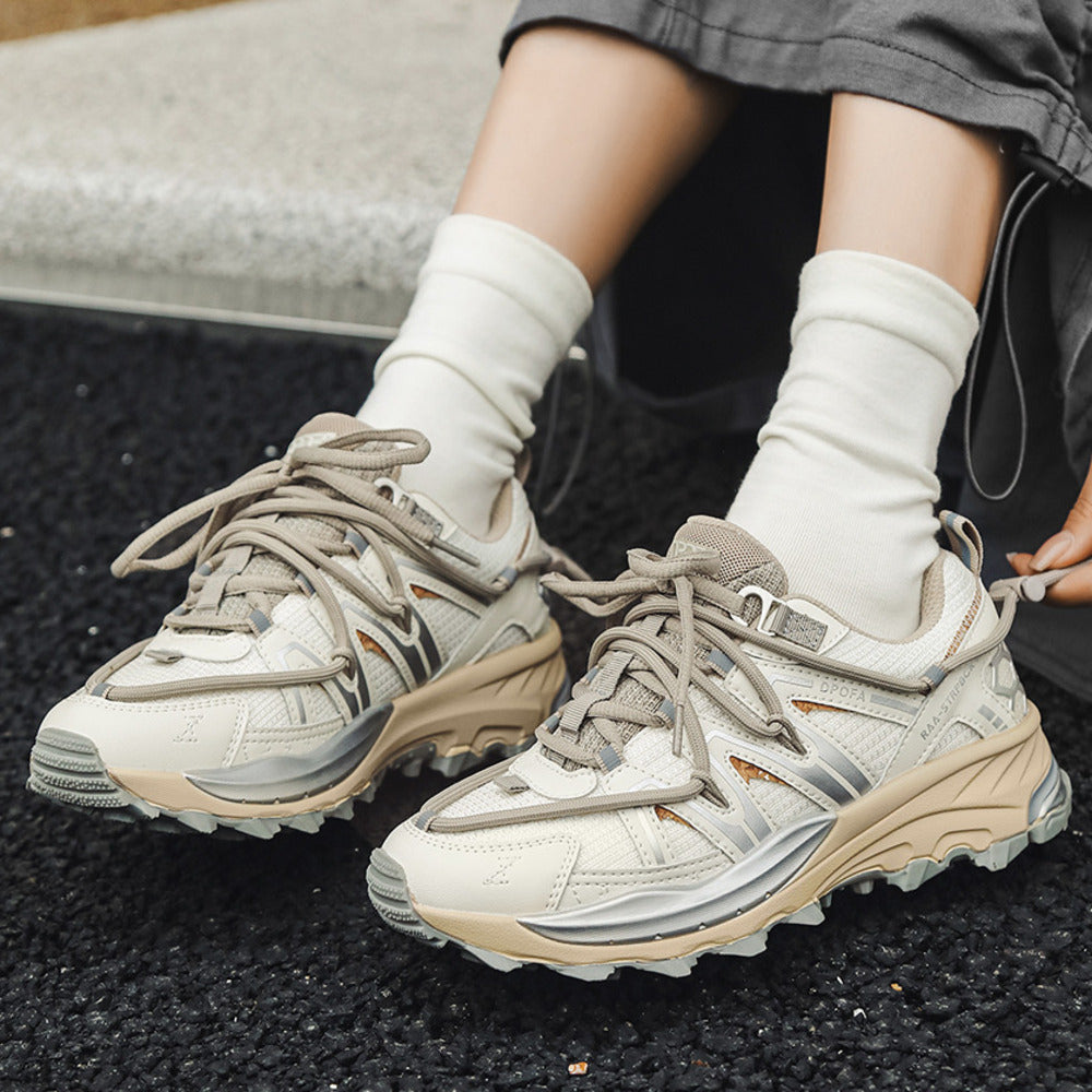 機能復古老爹鞋男女網面運動透氣徒步戶外登山鞋
