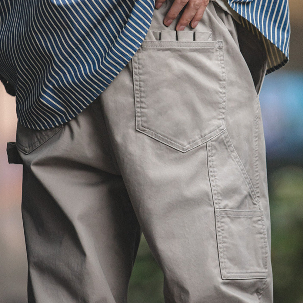 美式復古中腰黑色束腳褲抽繩哈倫休閑褲燈籠褲長褲