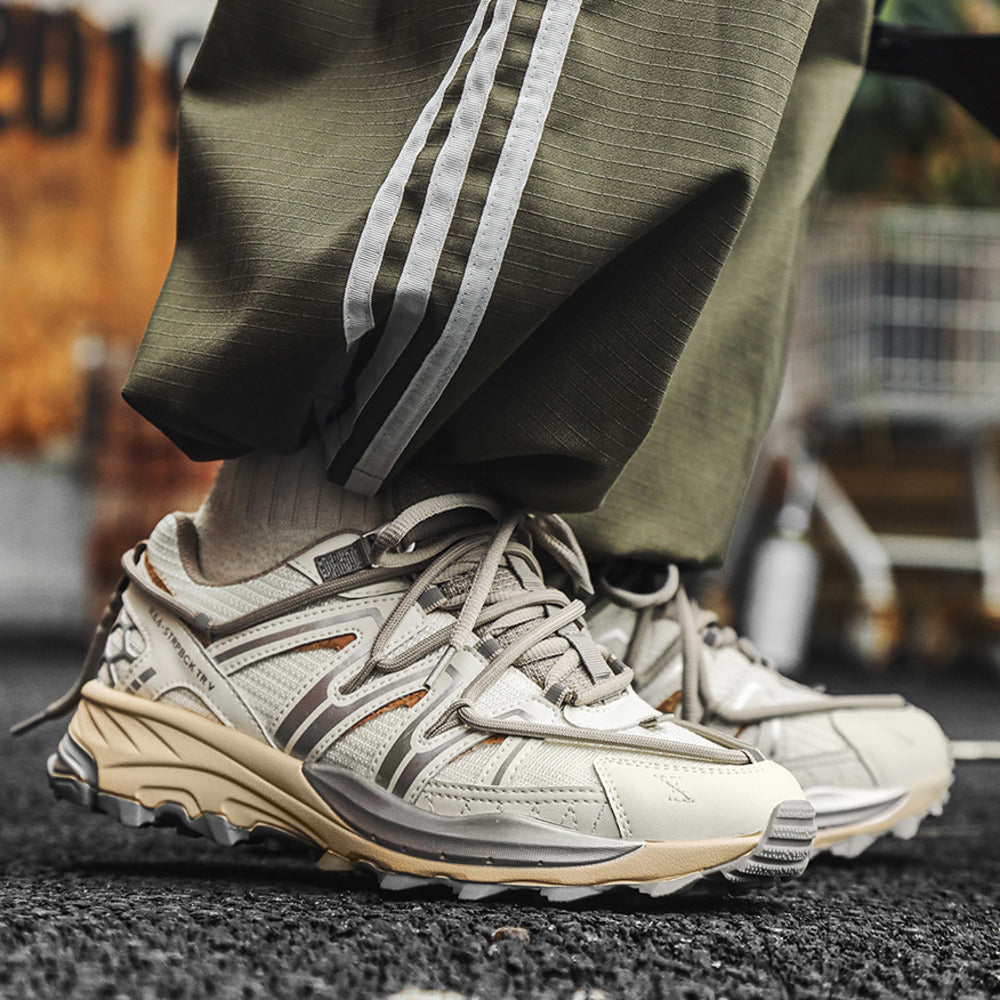 機能復古老爹鞋男女網面運動透氣徒步戶外登山鞋