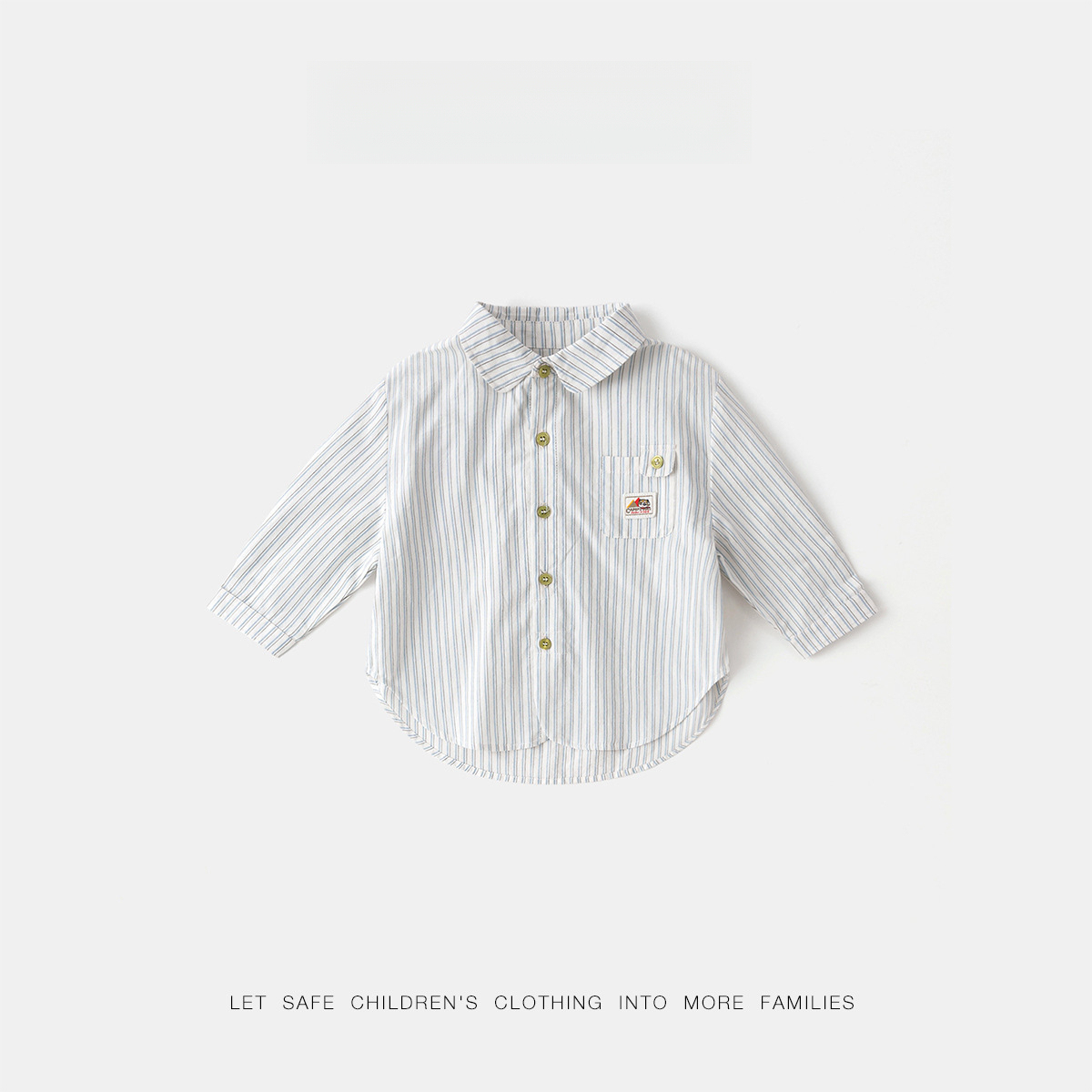 戶外風條紋襯衫