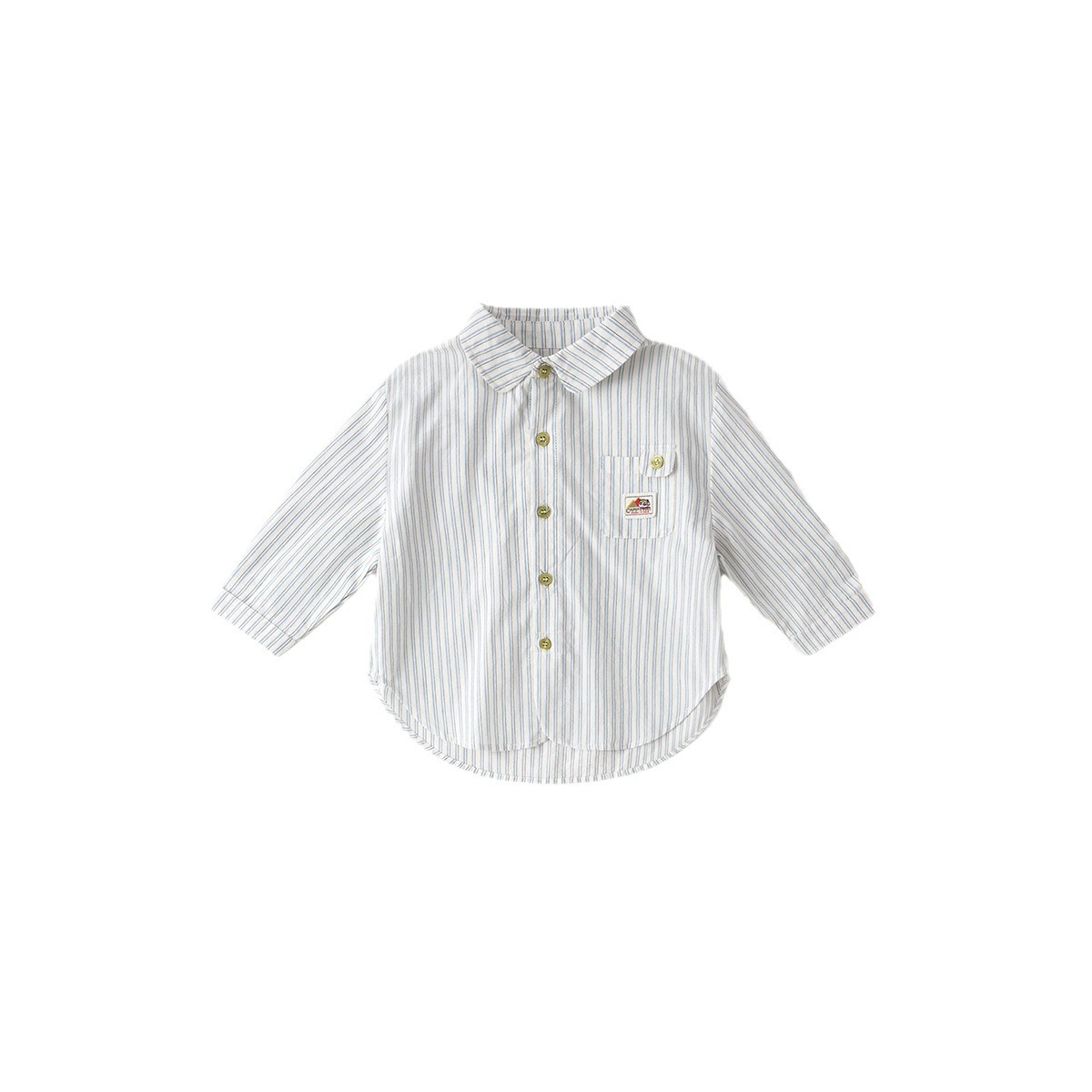 戶外風條紋襯衫