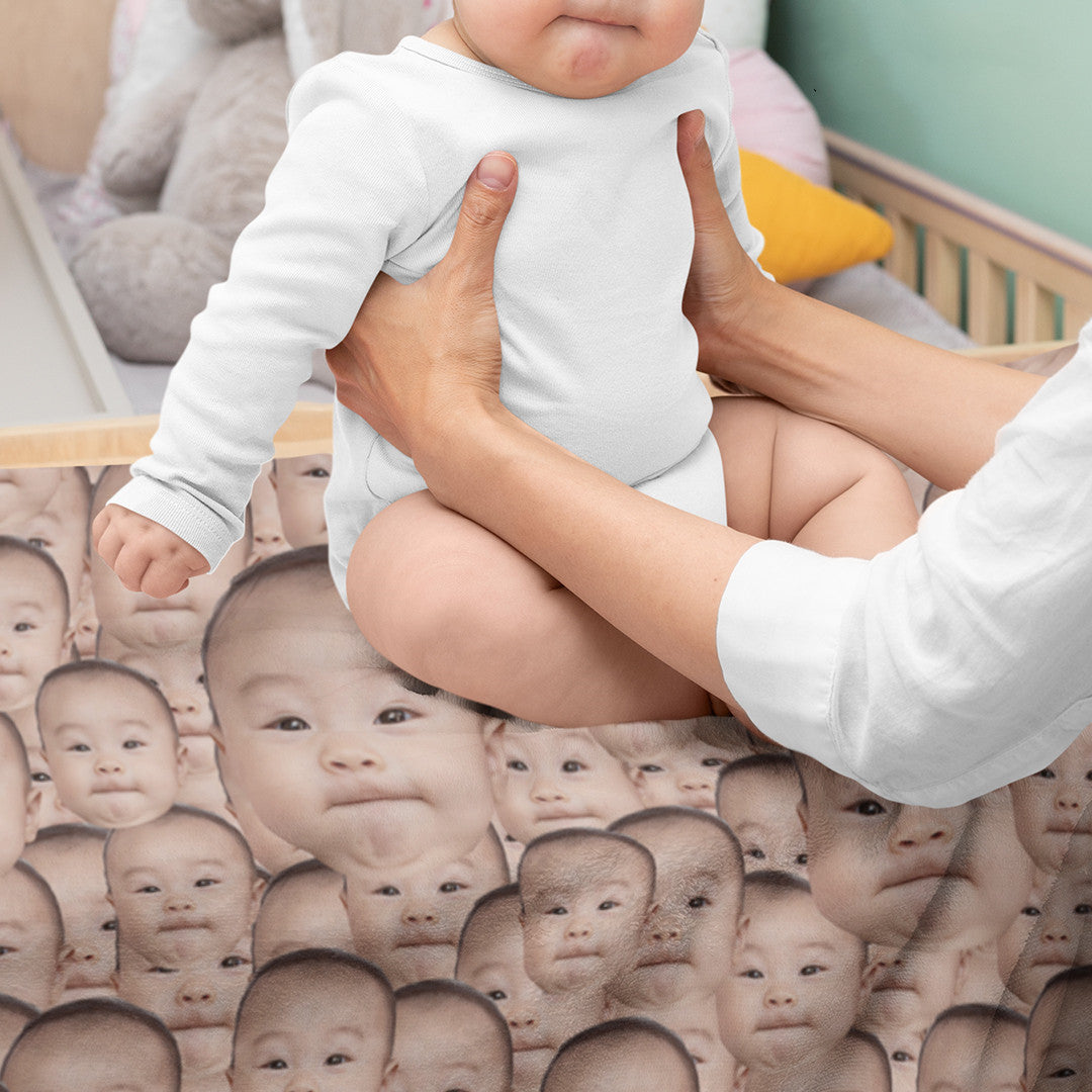 カスタムフェイスブランケット-写真入り可能なオリジナルタオルケット＆毛布贈り物