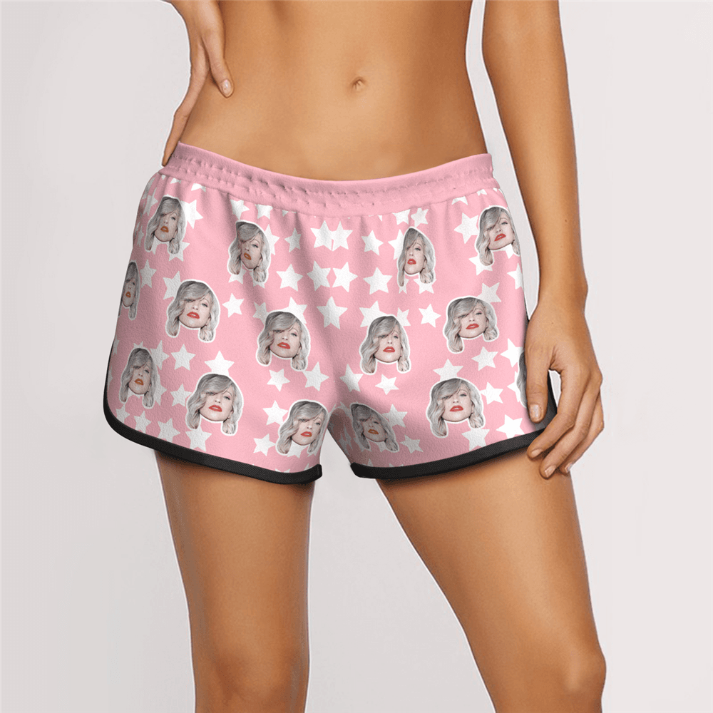 women's custom sport with face on it