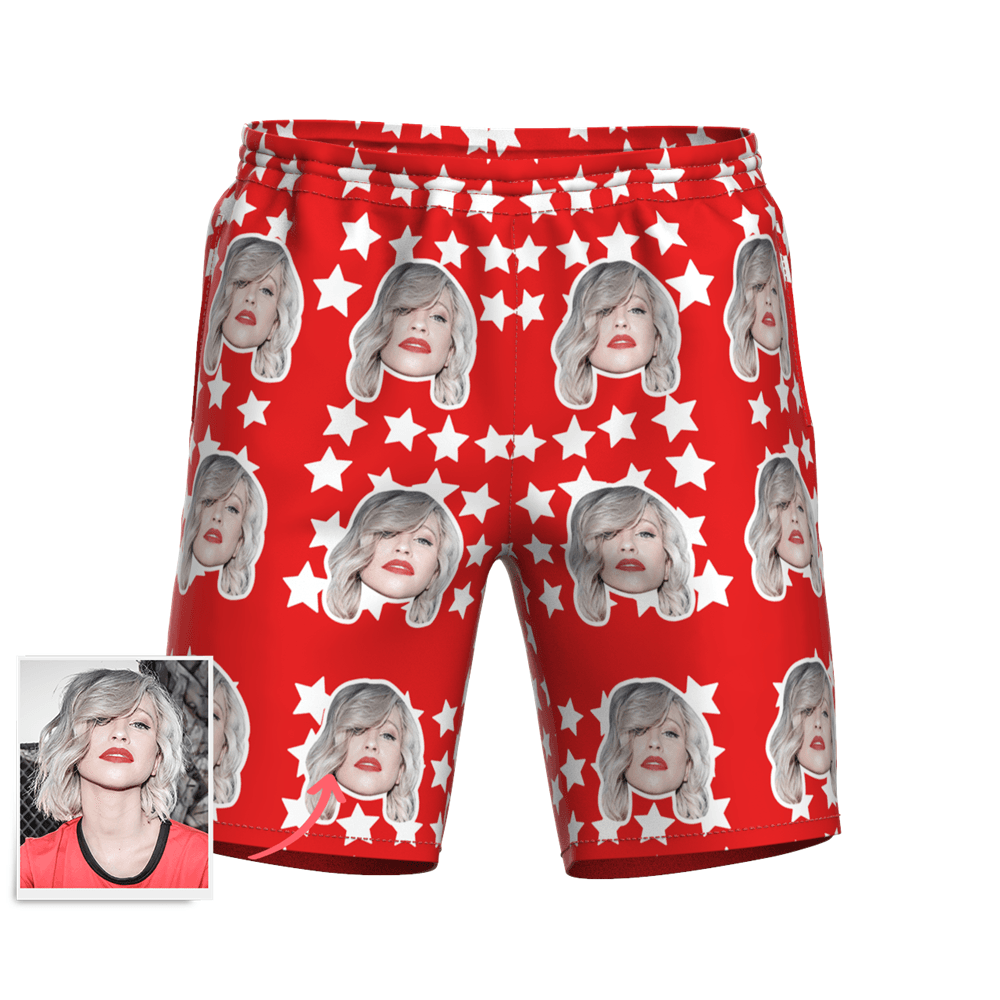 Red Beach Shorts