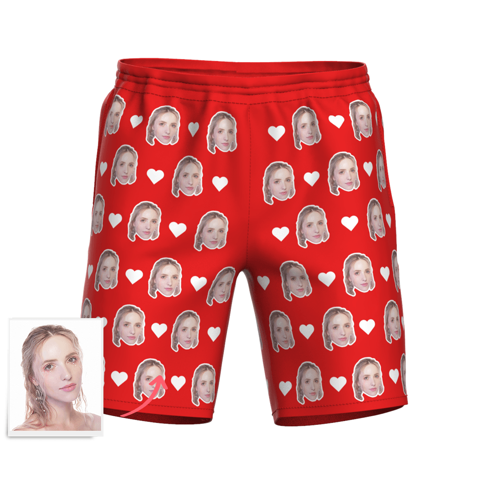 Red Beach Shorts