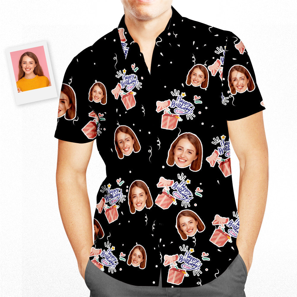 カスタムフェイスアロハシャツ-誕生日サプライズギフトボックス誕生日プレゼント