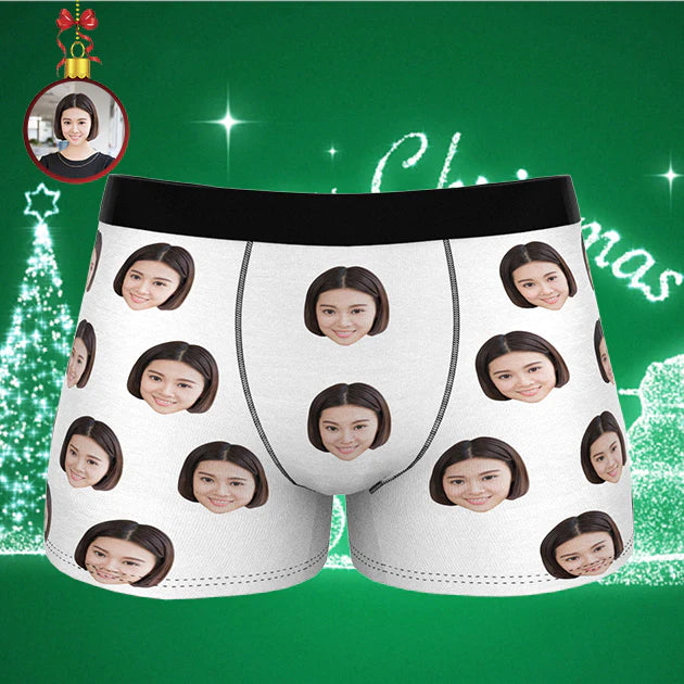 カスタムフェイスボクサーパンツ-写真入り可能なオリジナル下着
