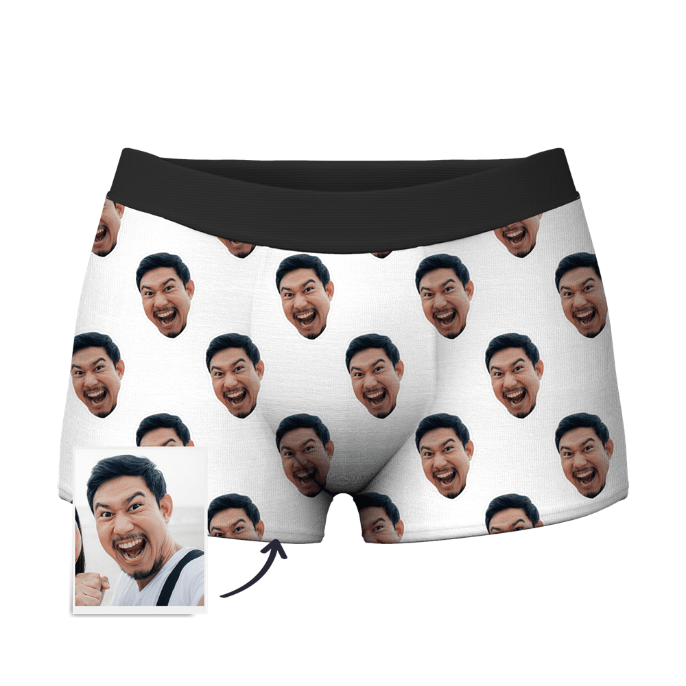 カスタムフェイスボクサーパンツ-写真入り可能なオリジナル下着
