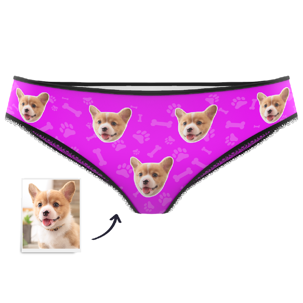 Custom Dog Face Panties -Myfacesocksjp