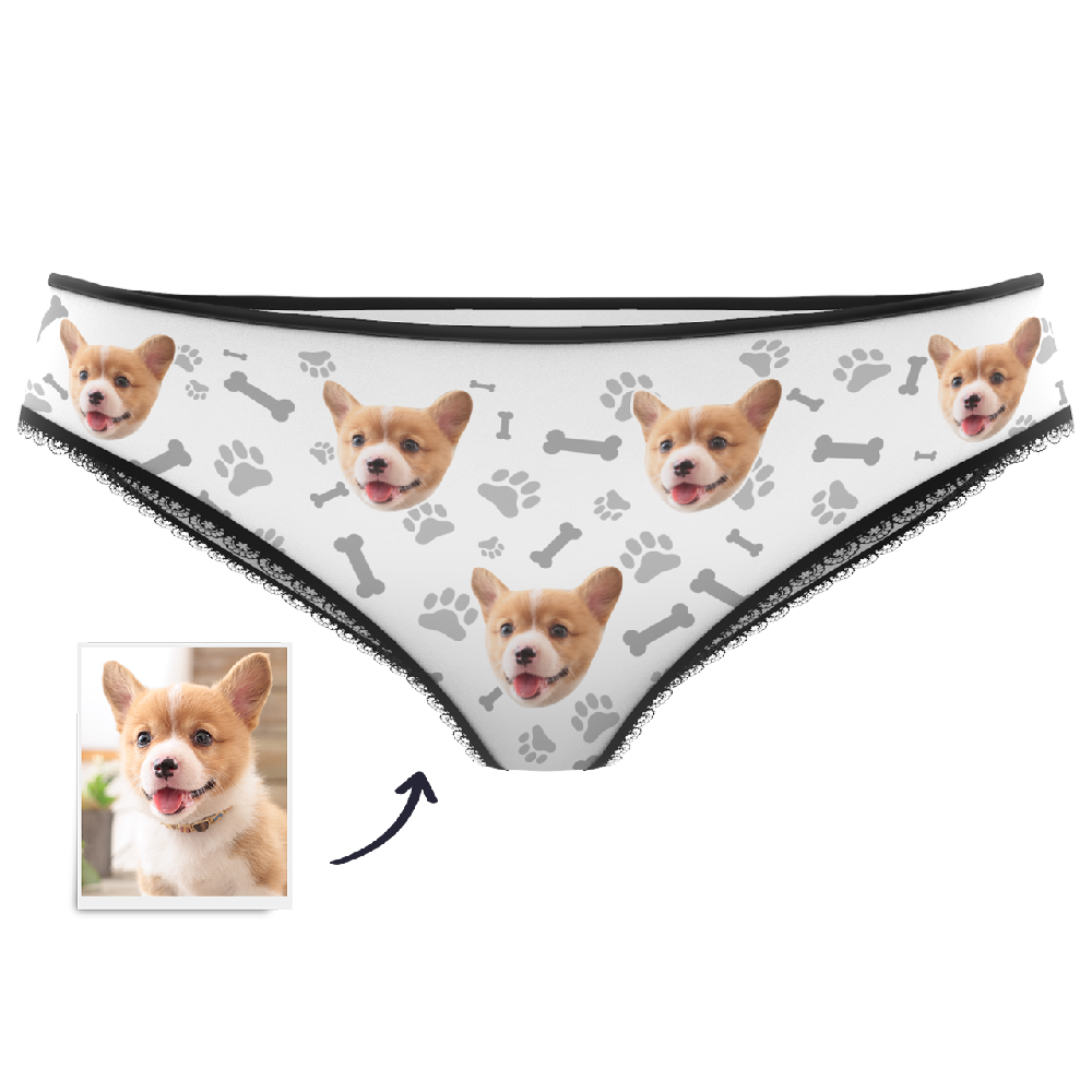 Custom Dog Face Panties -Myfacesocksjp