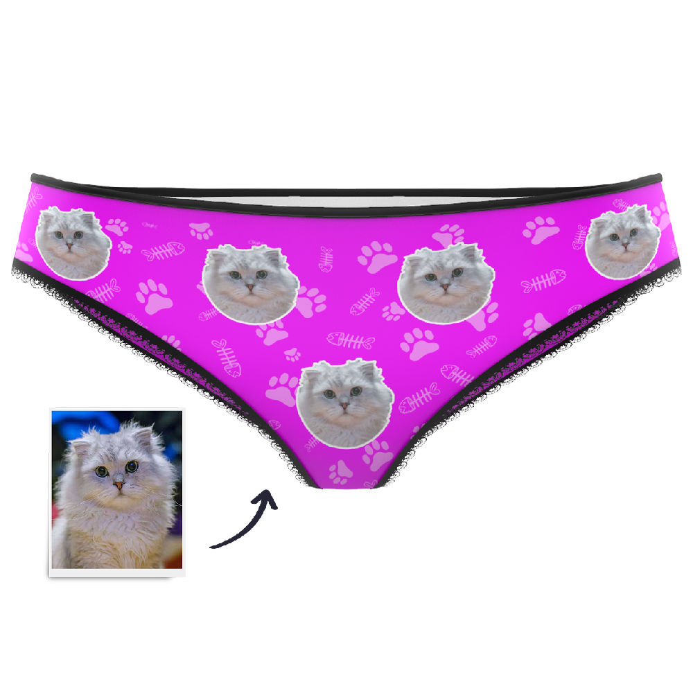 Custom Cat Face Panties -Myfacesocksjp