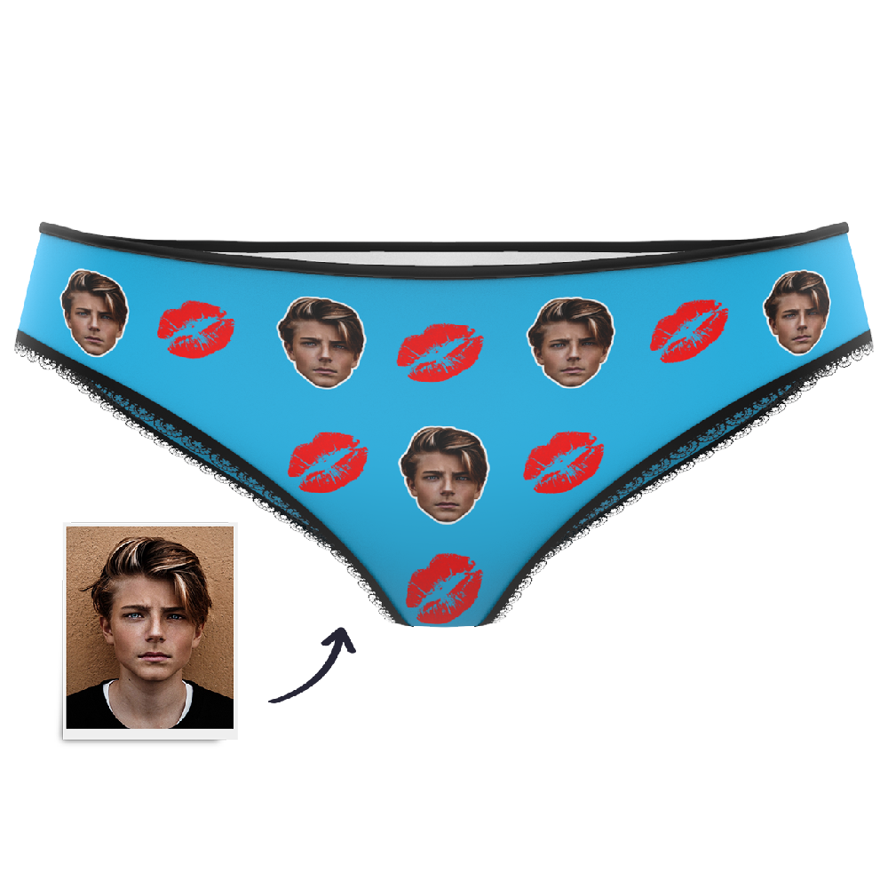 Custom Kiss Face Panties -Myfacesocksjp