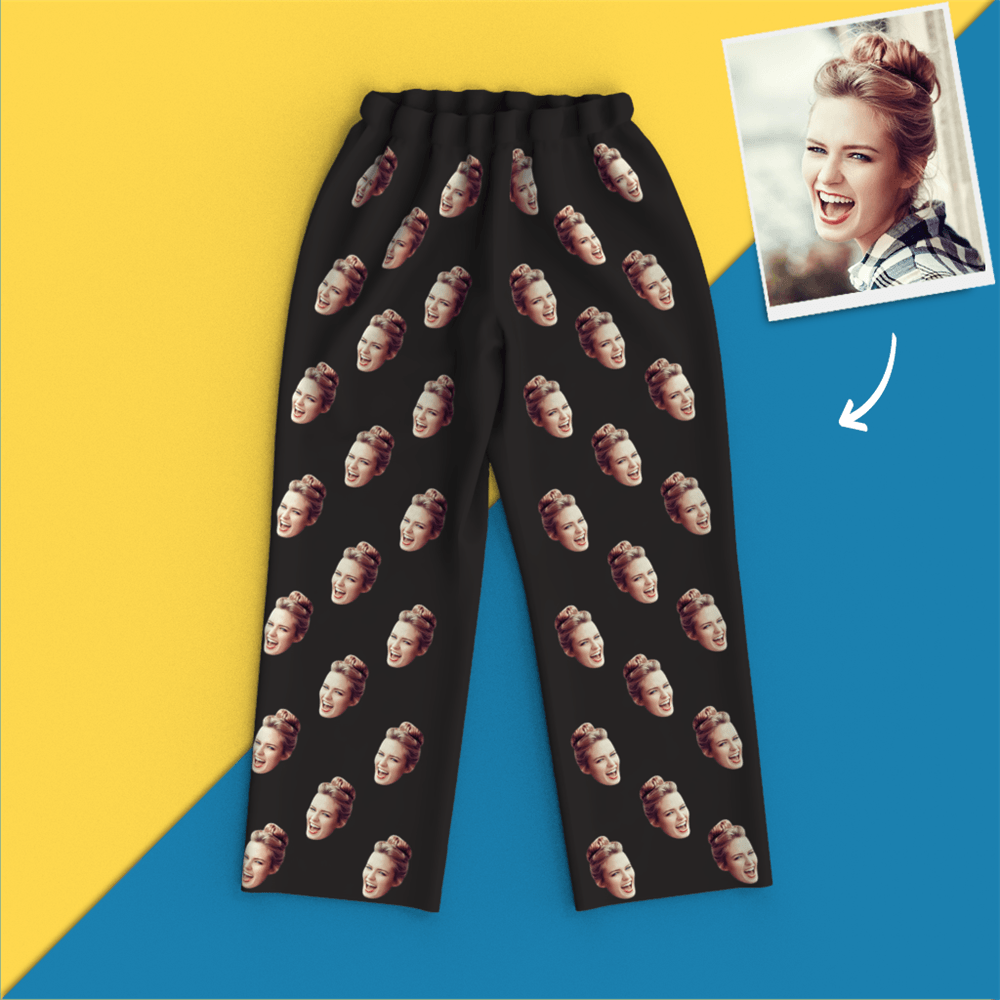 Custom Face Colorful Pajamas - MyFaceSocksJP