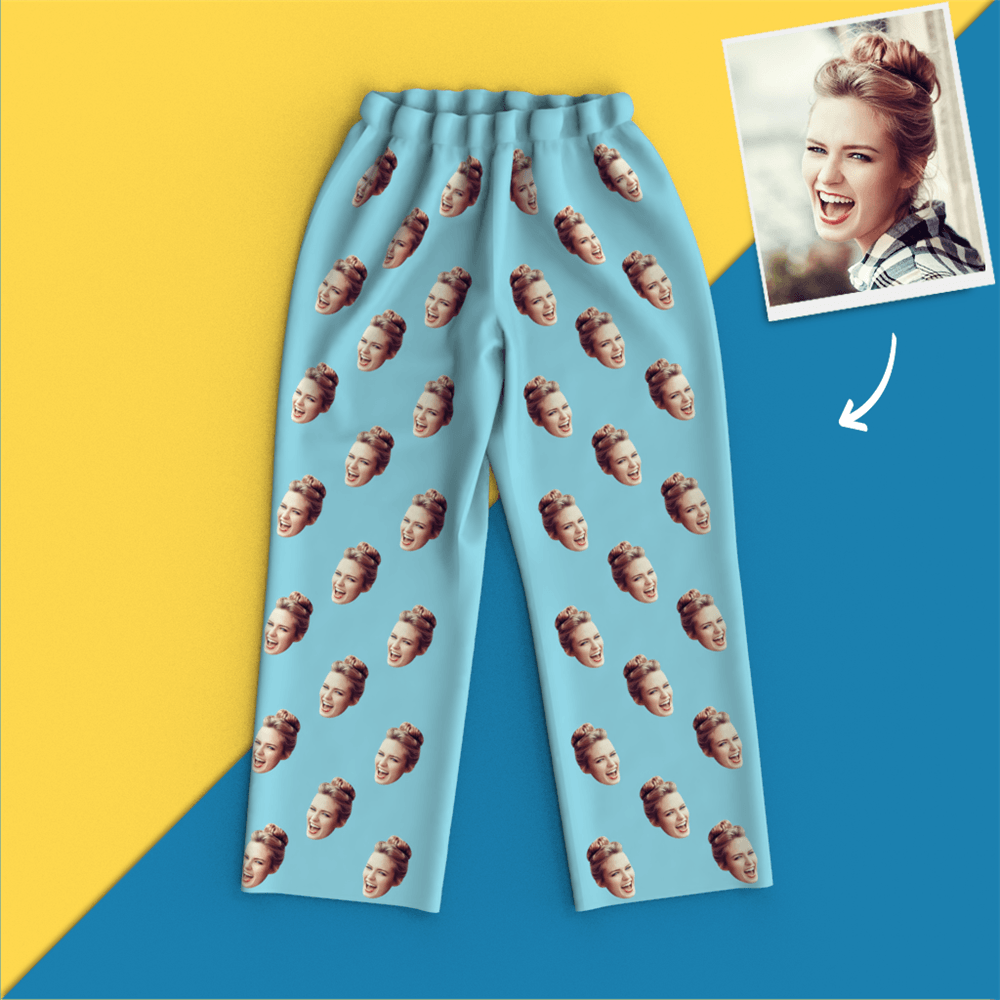 Custom Face Colorful Pajamas - MyFaceSocksJP