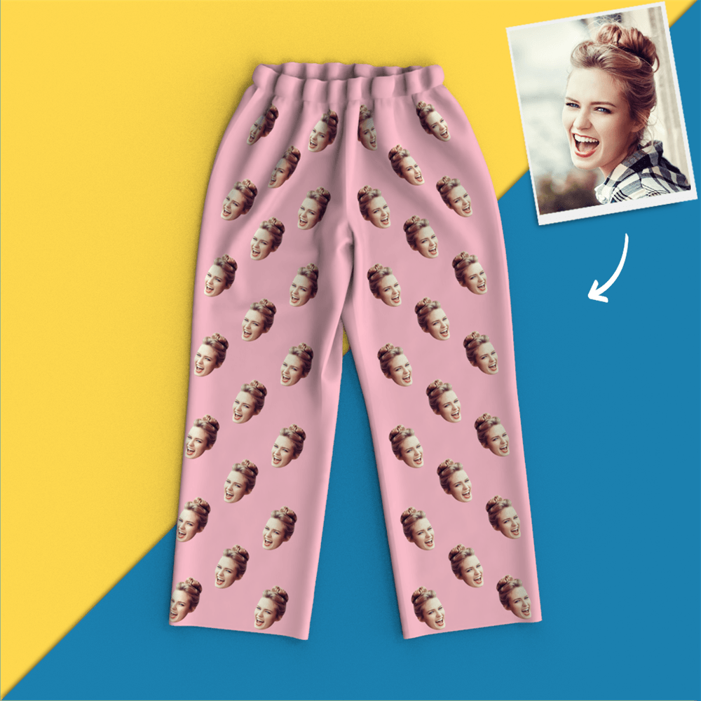 Custom Face Colorful Pajamas - MyFaceSocksJP