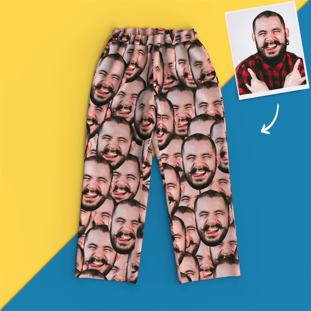 Custom Face Pajamas - Face Mash - MyFaceSocksJP