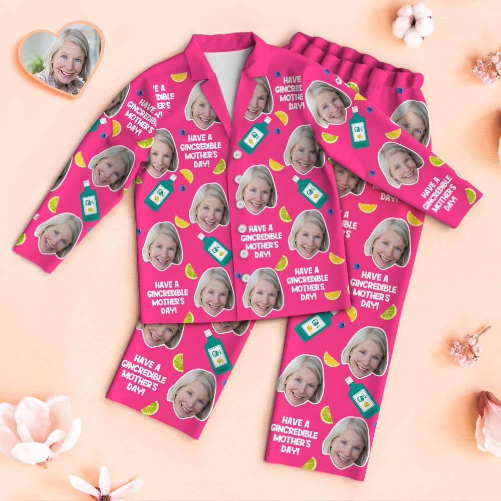 Custom Face Pajamas Have a Cincredible Mother's Day Personalized Photo Pajamas Set Mother's Day Gifts