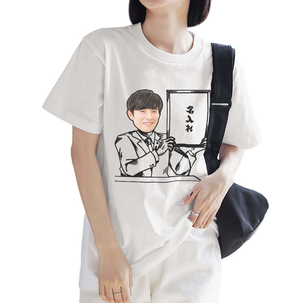 カスタム写真Tシャツ - 写真や名前入れ可能なオリジナルT-SHIRTプレゼント元号発表