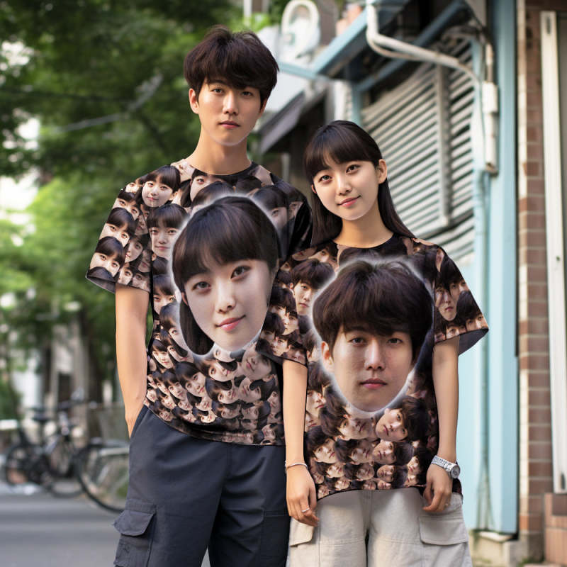 父の日の贈り物カスタムフォトTシャツ-写真入り可能なオリジナルT