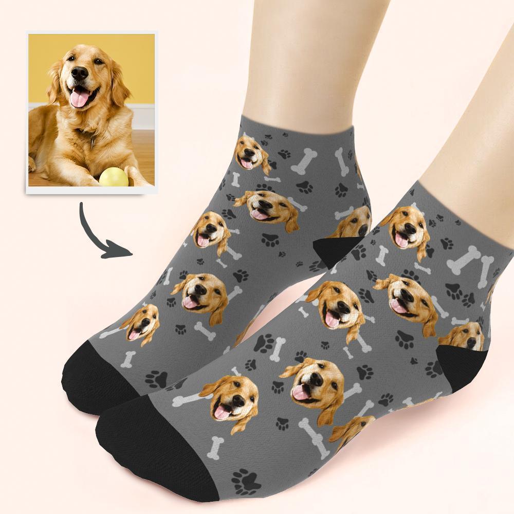 Custom Quarter Socks Dog - MyPhotoSocks