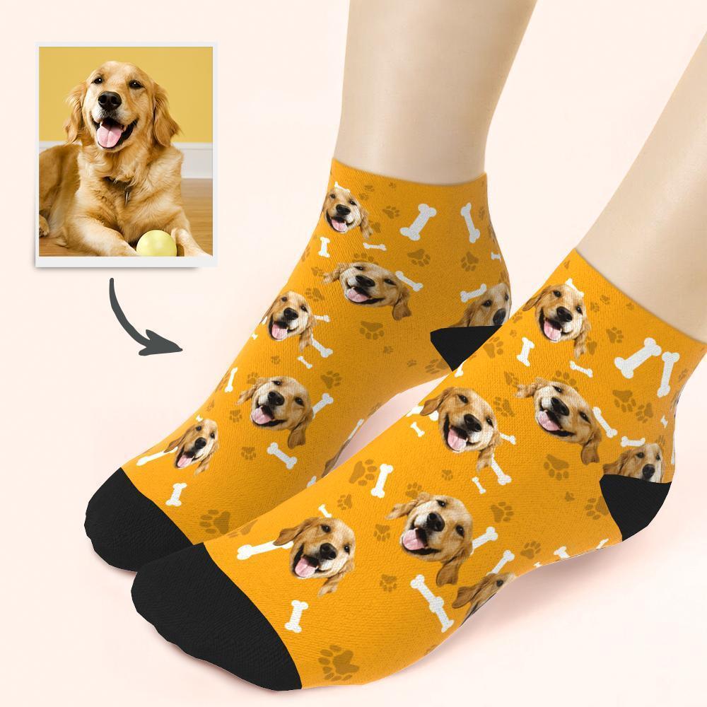 Custom Quarter Socks Dog - MyPhotoSocks