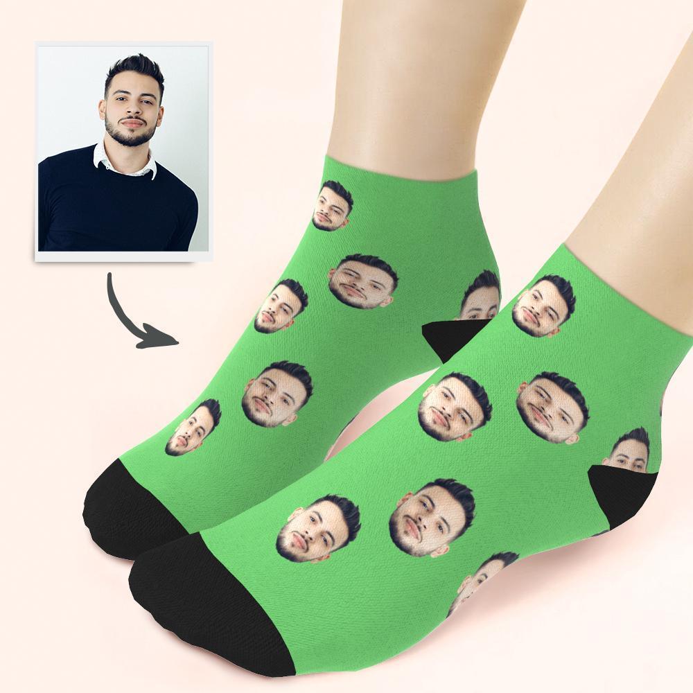 Custom Quarter Face Socks - MyPhotoSocks