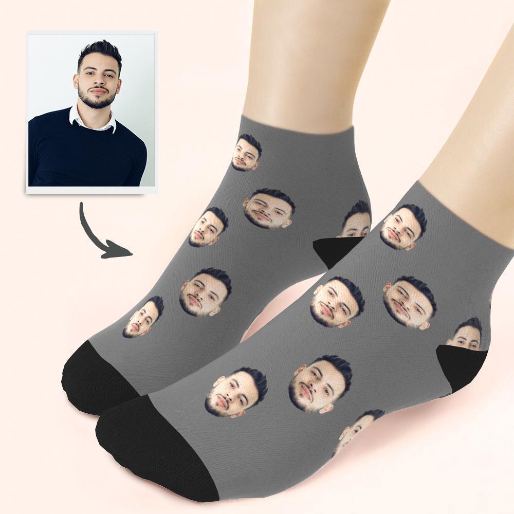 Custom Quarter Face Socks - MyPhotoSocks