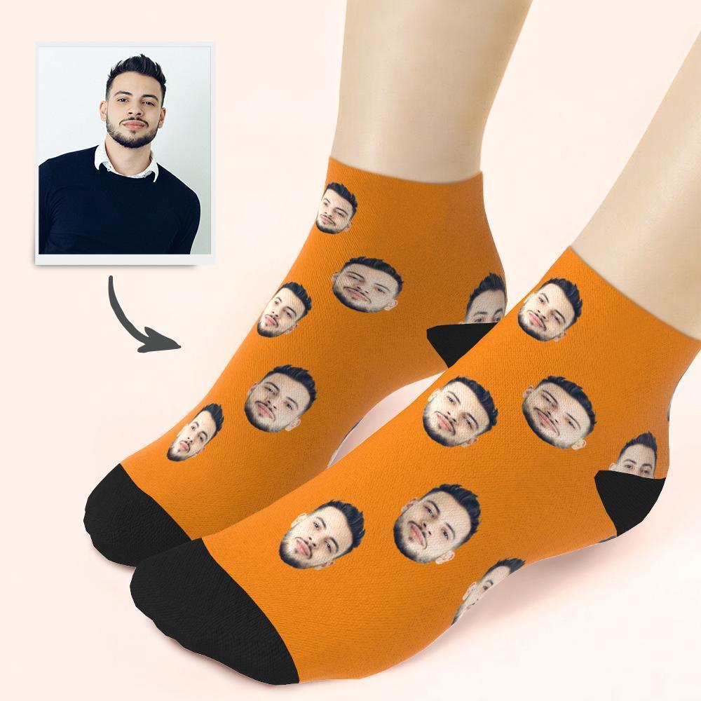 Custom Quarter Face Socks - MyPhotoSocks