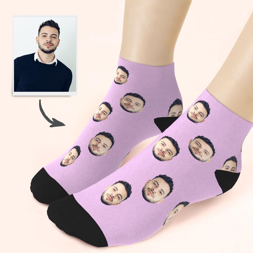 Custom Quarter Face Socks - MyPhotoSocks