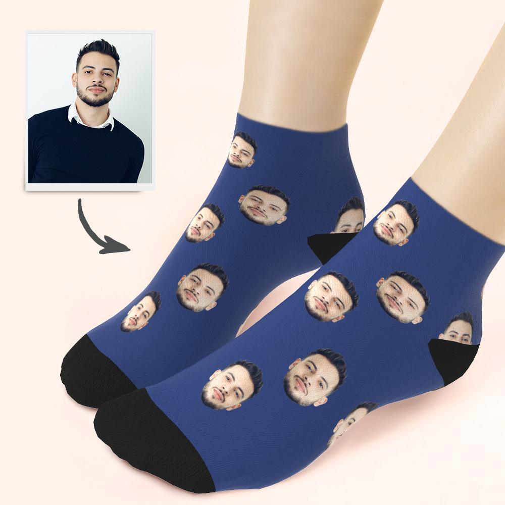 Custom Quarter Face Socks - MyPhotoSocks