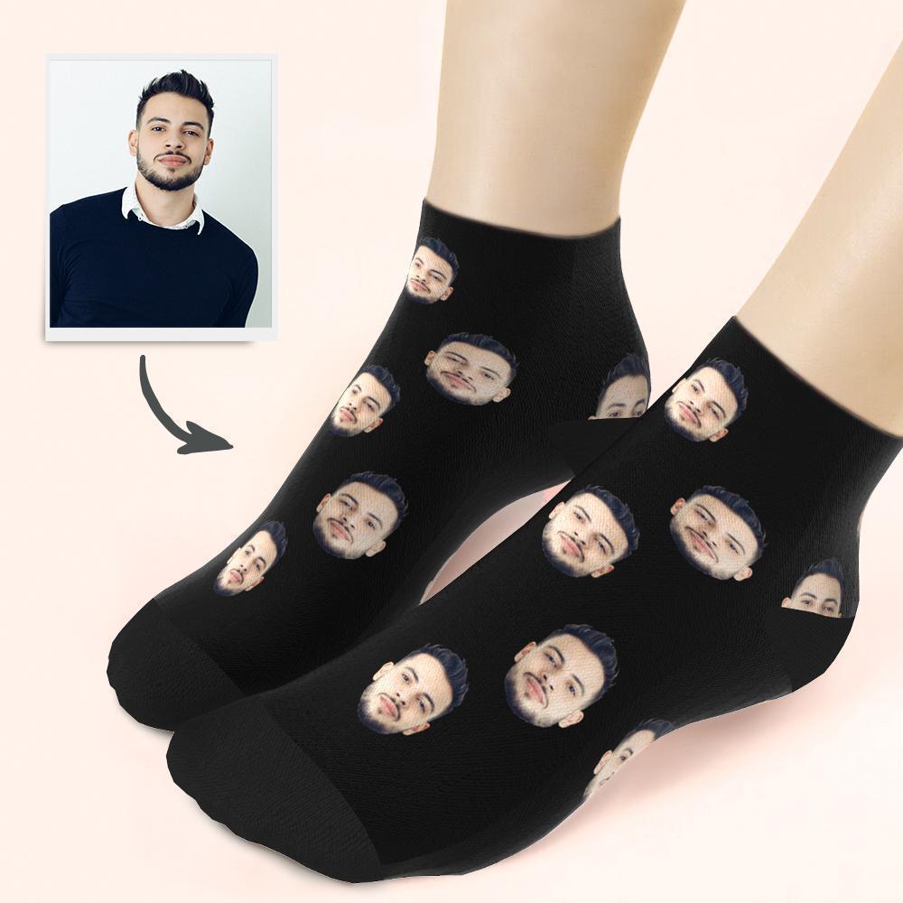 Custom Quarter Face Socks - MyPhotoSocks