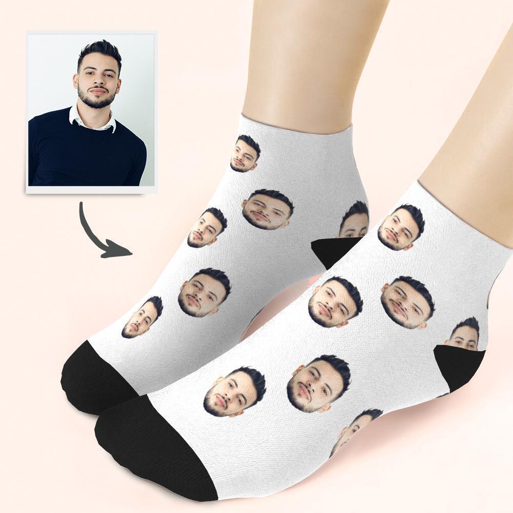 Custom Quarter Face Socks - MyPhotoSocks