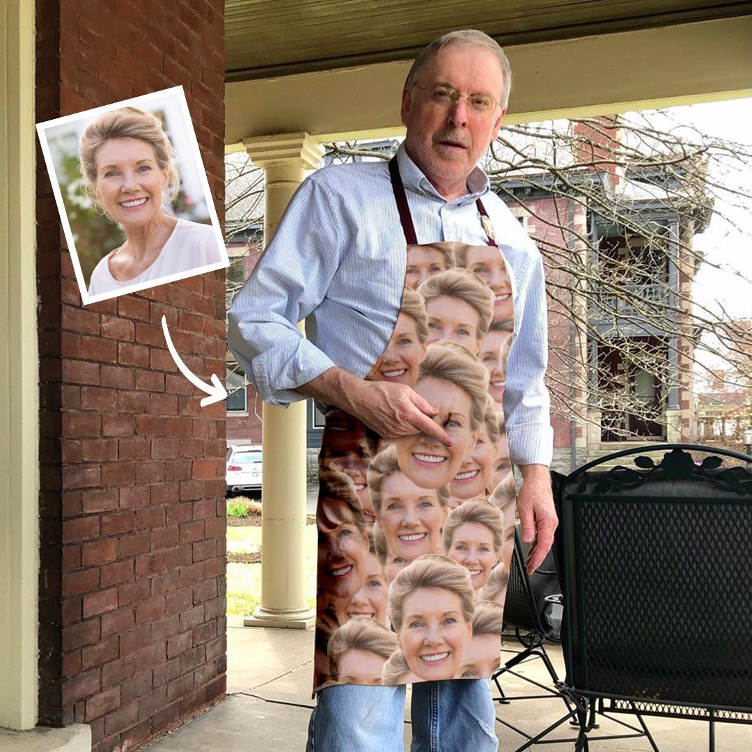Custom Face Mash Apron