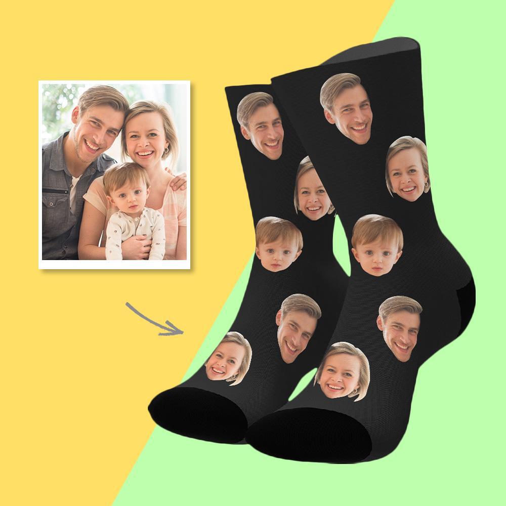 Custom Face Socks With Your Text - MyFaceSocksAU