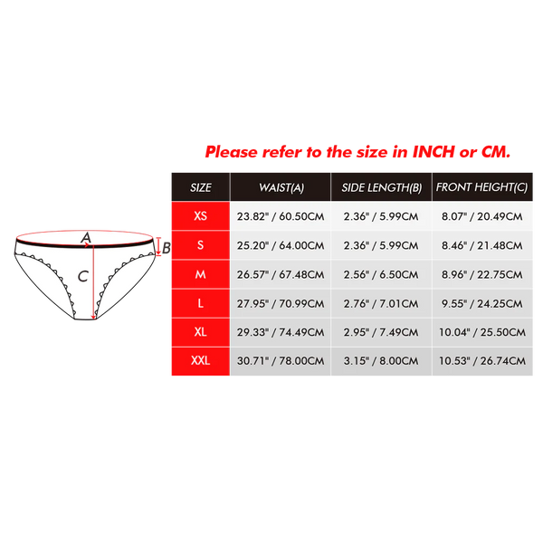 Custom Face Underwear Personalized Name Boxer Briefs and Panties Valentine's Day Gifts for Couple - MyFaceSocksAu
