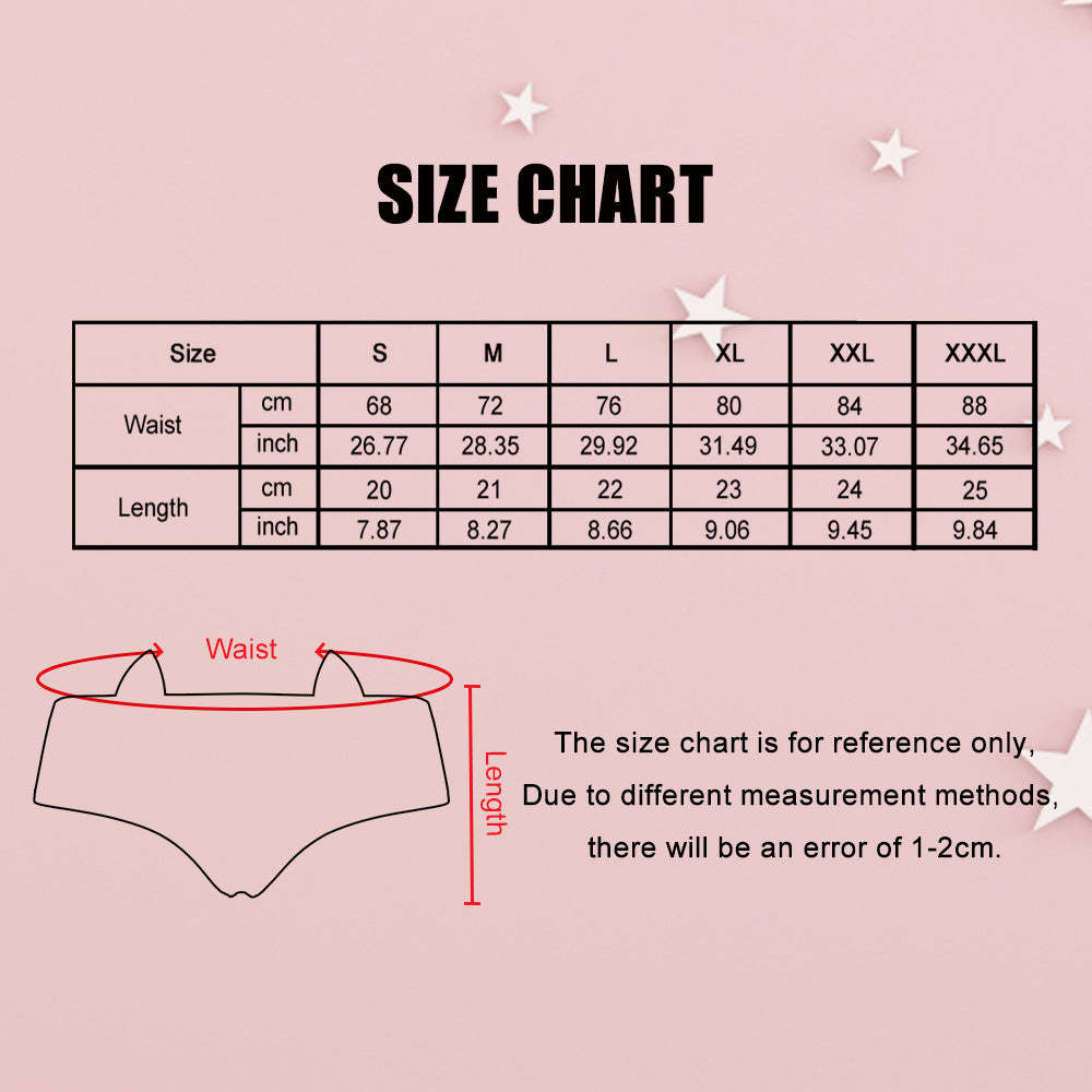 Custom 3D Cartoon Animal Print Hipster Women Panties Cute Underwear With Ears for Pet Lover - MyFaceSocksAu