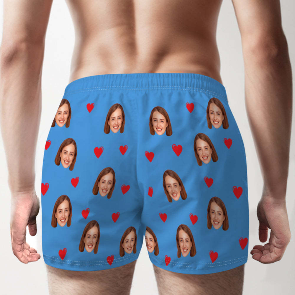 Custom Face Multicolor Boxer Shorts I SUCKED IT SO IT'S MINE Personalized Photo Underwear Gift for Him - MyFaceSocksAu