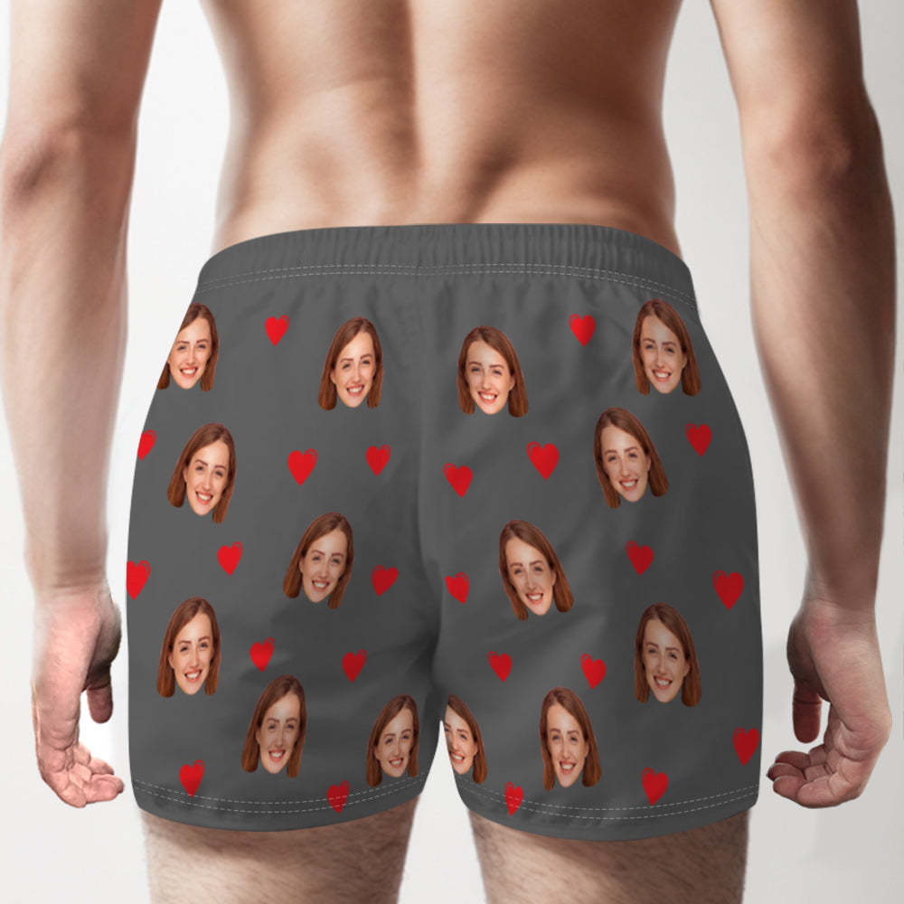 Custom Face Multicolor Boxer Shorts I SUCKED IT SO IT'S MINE Personalized Photo Underwear Gift for Him - MyFaceSocksAu