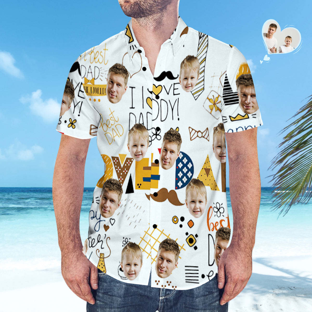 Custom Face Hawaiian Shirt